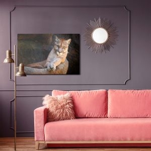 Peinture sur toile Puma Dans Son Habitat Naturel – Image 4