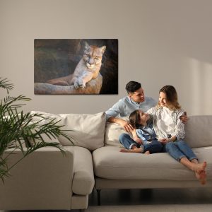 Peinture sur toile Puma Dans Son Habitat Naturel – Image 7