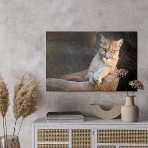 Peinture sur toile Puma Dans Son Habitat Naturel – Image 3