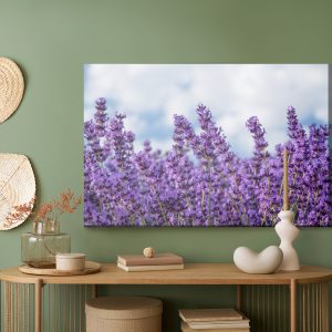 Peinture sur toile Lavande Contre Le Ciel – Image 5