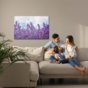 Peinture sur toile Lavande Contre Le Ciel – Image 7