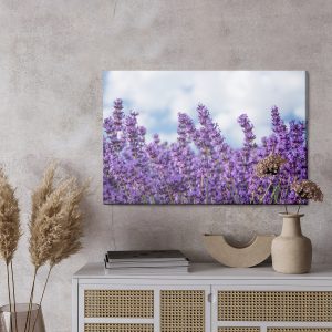 Peinture sur toile Lavande Contre Le Ciel – Image 3