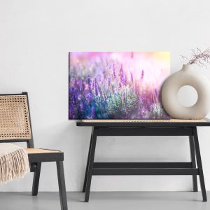 Peinture sur toile Lavande En Fleurs 3D – Image 6