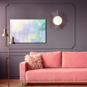Peinture sur toile Lavande Peinte À L'aquarelle – Image 4