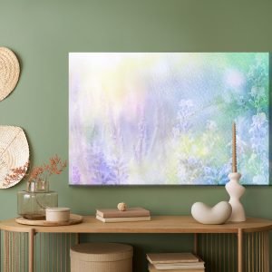 Peinture sur toile Lavande Peinte À L'aquarelle – Image 5