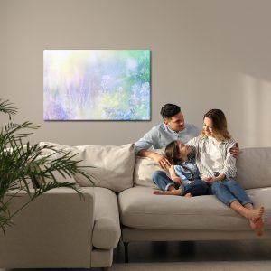 Peinture sur toile Lavande Peinte À L'aquarelle – Image 7