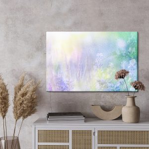 Peinture sur toile Lavande Peinte À L'aquarelle – Image 3