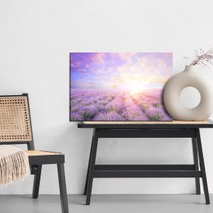 Peinture sur toile Champ De Lavande Pastel – Image 6