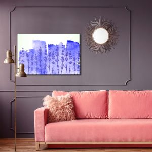 Peinture sur toile Fond De Lavande Aquarelle – Image 4