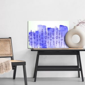 Peinture sur toile Fond De Lavande Aquarelle – Image 6