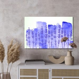 Peinture sur toile Fond De Lavande Aquarelle – Image 3