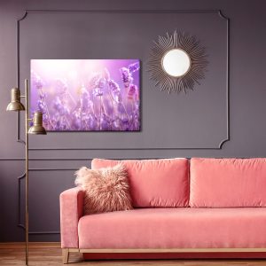 Peinture sur toile Fleurs De Lavande Au Soleil – Image 4