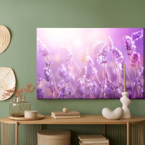Peinture sur toile Fleurs De Lavande Au Soleil – Image 5