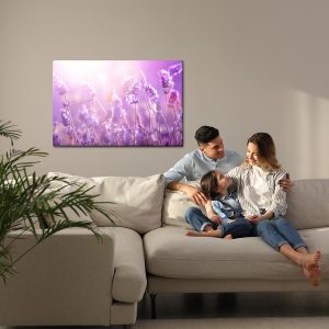Peinture sur toile Fleurs De Lavande Au Soleil – Image 7