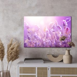 Peinture sur toile Fleurs De Lavande Au Soleil – Image 3