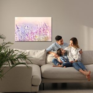 Peinture sur toile Fleurs De Lavande Baignées De Soleil – Image 7