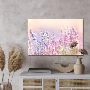 Peinture sur toile Fleurs De Lavande Baignées De Soleil – Image 3