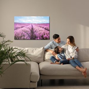 Peinture sur toile Champ De Lavande En Fleurs 3D – Image 7