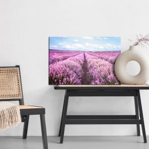 Peinture sur toile Champ De Lavande En Fleurs 3D – Image 6