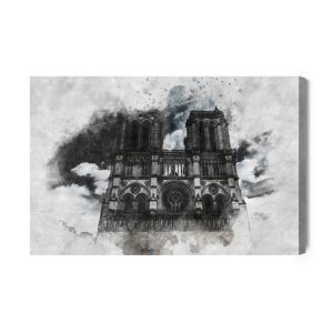 Peinture sur toile Cathédrale Notre-Dame, Paris – Image 2