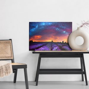 Peinture sur toile Champ De Lavande Par Une Nuit Étoilée – Image 6