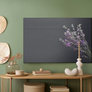 Peinture sur toile Lavande Sur Fond De Planches Sombres – Image 5