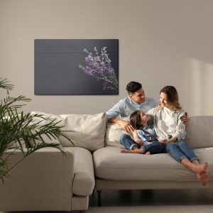 Peinture sur toile Lavande Sur Fond De Planches Sombres – Image 7