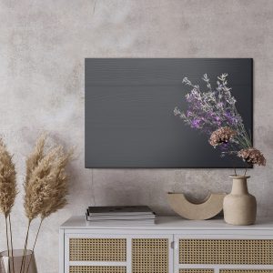 Peinture sur toile Lavande Sur Fond De Planches Sombres – Image 3