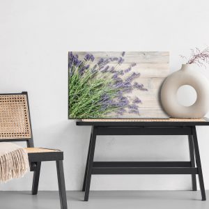 Peinture sur toile Lavande Sur Un Fond De Bois Rustique – Image 6