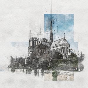 Peinture sur toile Cathédrale Notre-Dame, Paris – Image 1