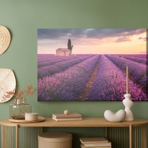 Peinture sur toile Champ De Lavande En Fleurs En Provence – Image 5