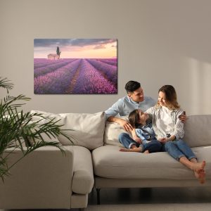 Peinture sur toile Champ De Lavande En Fleurs En Provence – Image 7