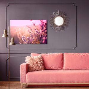 Peinture sur toile Fleurs De Lavande Au Soleil 3D – Image 4