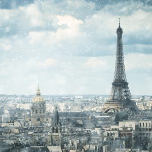 Peinture sur toile Vue Sur Paris – Image 1