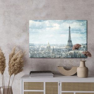 Peinture sur toile Vue Sur Paris – Image 3