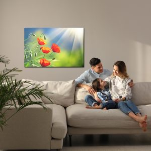 Peinture sur toile Coquelicots Au Soleil – Image 7