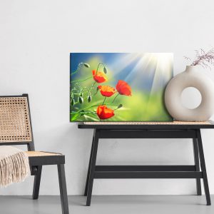 Peinture sur toile Coquelicots Au Soleil – Image 6