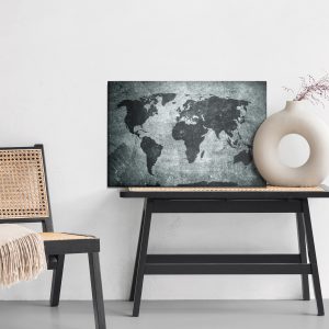 Peinture sur toile Carte Du Monde Dans Un Style Vintage – Image 6