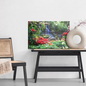 Peinture sur toile Cascade Dans Un Jardin Tropical – Image 6