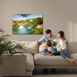 Peinture sur toile Cascade De Skradinski Buk En Croatie – Image 7