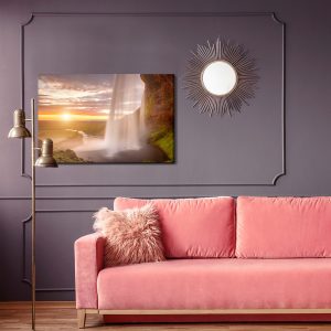 Peinture sur toile Cascade De Seljalandsfoss En Islande – Image 4