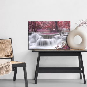 Peinture sur toile Cascade Huay Mae Khamin En Thaïlande – Image 6