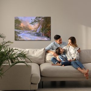 Peinture sur toile La Cascade Telle Qu'elle Est Peinte – Image 7