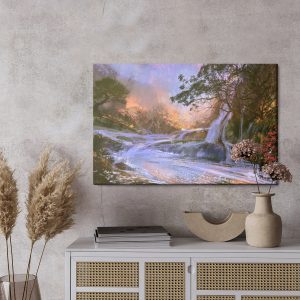 Peinture sur toile La Cascade Telle Qu'elle Est Peinte – Image 3