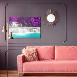 Peinture sur toile Belle Cascade Huay Mae Khamin En Thaïlande – Image 4