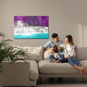 Peinture sur toile Belle Cascade Huay Mae Khamin En Thaïlande – Image 7