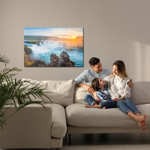 Peinture sur toile Cascade De Godafoss En Islande – Image 7