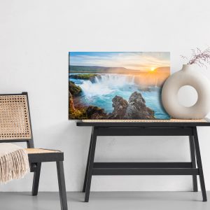Peinture sur toile Cascade De Godafoss En Islande – Image 6