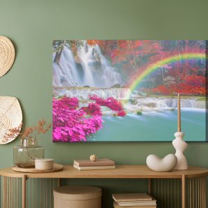 Peinture sur toile Cascade De Kuang Si Au Laos – Image 5