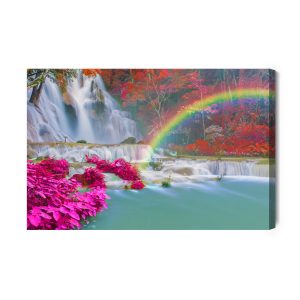 Peinture sur toile Cascade De Kuang Si Au Laos – Image 2